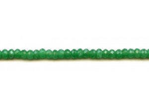 Emerald Jade 6mm Faceted Rondell