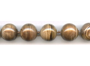 Wood Opalite 20mm Round