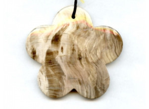 Wood Opalite 66x69 Pendant