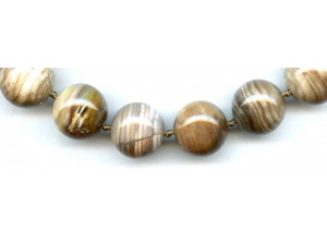 Wood Opalite 17-18mm Round