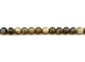 Matte Wood Opalite 8mm Round