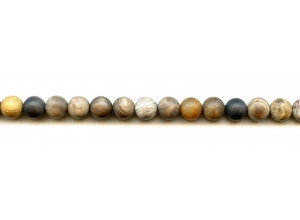 Matte Wood Opalite 8mm Round