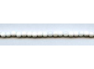 White Agate 6mm Round