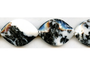 Mexican Zebra Jasper 30x42 Waved Marquise