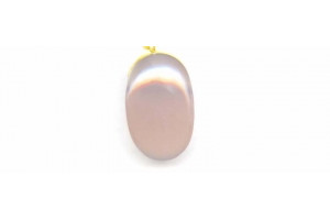 Pink Chalcedony 32x20 Pendant