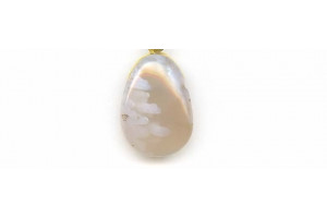 Pink Chalcedony 30x22 Pendant