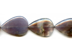 Purple Chalcedony 25-28x Flat Pear