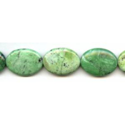 Green Turquoise 22x30 Flat Oval
