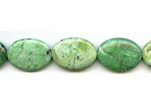 Green Turquoise 22x30 Flat Oval