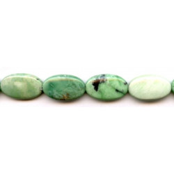 Green Turquoise 15x25 Flat Oval