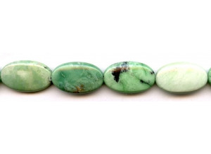 Green Turquoise 15x25 Flat Oval