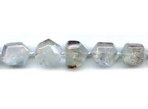 Lepidocrocite in Quartz 10-18x Faceted Nugget