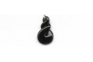 Black Obsidian 30x18 Pendant