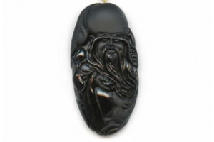 Black Obsidian 64x33 Pendant