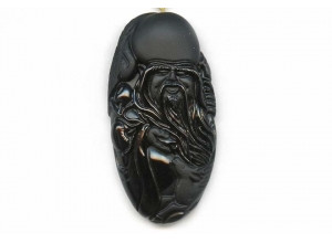 Black Obsidian 64x33 Pendant