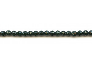 Green Goldstone 6mm Faceted Round