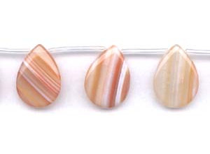 Sardonyx 22x30 Flat Pear Drop