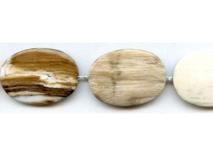 Wood Jasper 26x38 Flat Oval