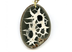 Septarian Nodule 68x48 Pendant