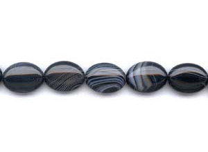 Black Sardonyx 15x20 Flat Oval