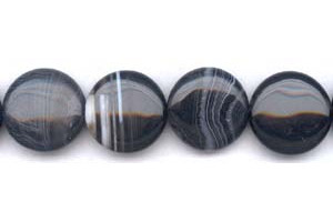 Black Sardonyx 25mm Dime