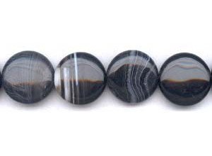 Black Sardonyx 25mm Dime