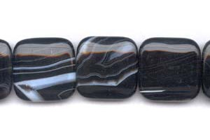 Black Sardonyx 30x30 Flat Square