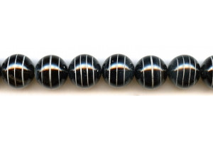 Black Sardonyx 16mm Round