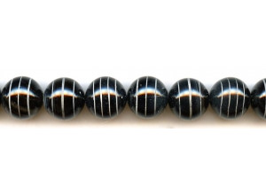 Black Sardonyx 16mm Round