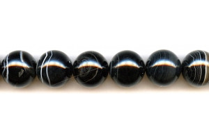 Black Sardonyx 18mm Round