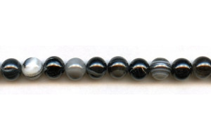 Black Sardonyx 10mm Round