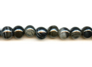 Black Sardonyx 12-15mm Round