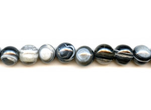 Black Sardonyx 12-16mm Round