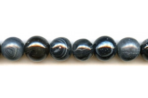 Black Sardonyx 15-18mm Round