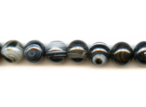 Black Sardonyx 13-18mm Round