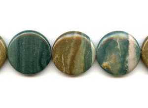 Ocean Agate 30mm Dime