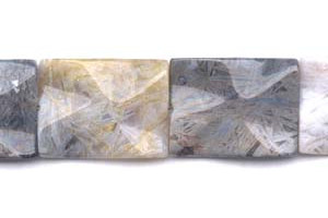 Flower Agate 30x40 Waved Flat Rectangle