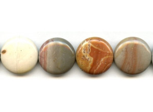 African Agate 25mm Dime