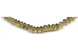 Beer Quartz 7-10mm Faceted Rondell