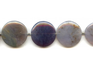 Purple Chalcedony 28mm Dime