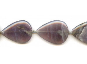 Purple Chalcedony 25-27x Flat Pear