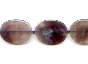 Purple Chalcedony 22-28x Flat Oval