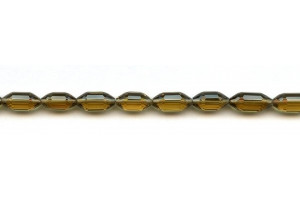 Champagne Quartz 6-6.5x Faceted Tube