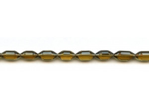 Champagne Quartz 6-6.5x Faceted Tube