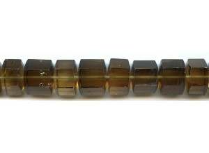 Champagne Quartz 10-14x Hexagon Tube