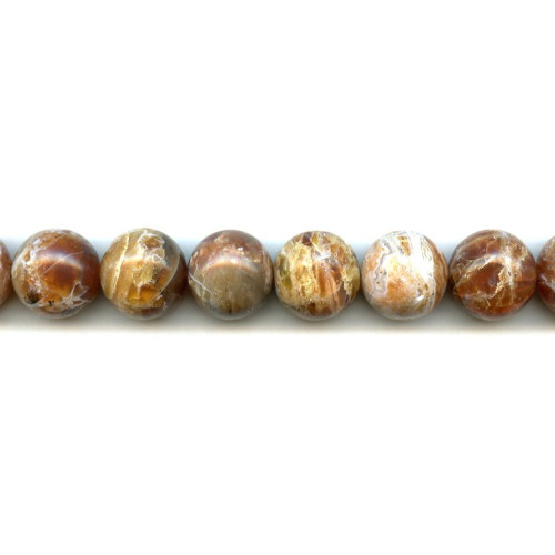 388-0012 Brandy Opal <br>16mm Round