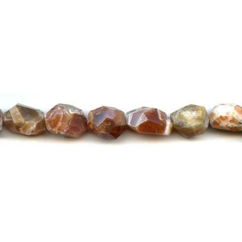 388-0022 Brandy Opal <br>12x16 Faceted Nugget