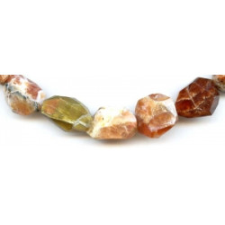 Brandy Opal 15-18x Faceted Nugget