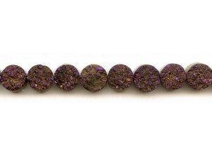 Drusy Agate 12mm Dime