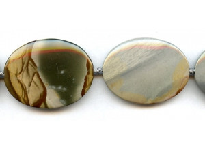 Landscape Jasper 30-34x Flat Oval